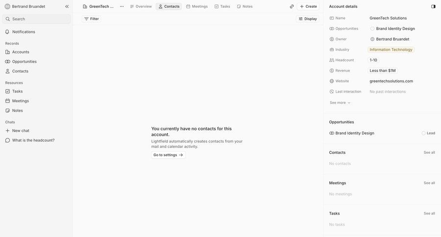 Lightfield
				settings ui page example