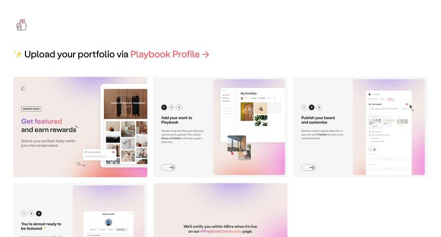Playbook
				community page example