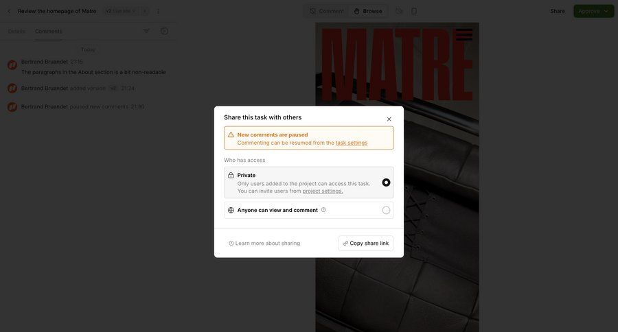 Workflow
			 task management collaboration access control alert ui page example
