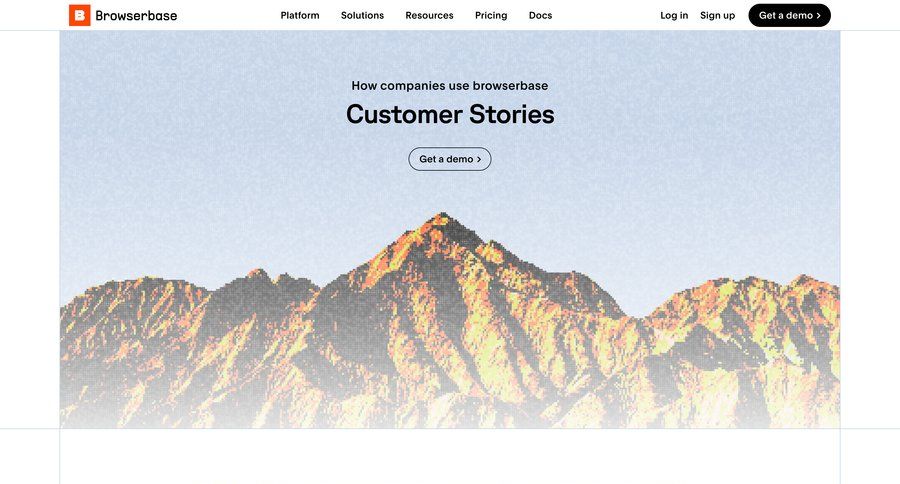 Browserbase
			 testimonials case studies customer stories b2b saas ui page example