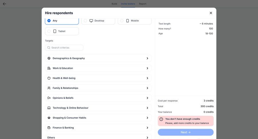 Wynde
			form filters modal & popover error state form user research alert ui page example