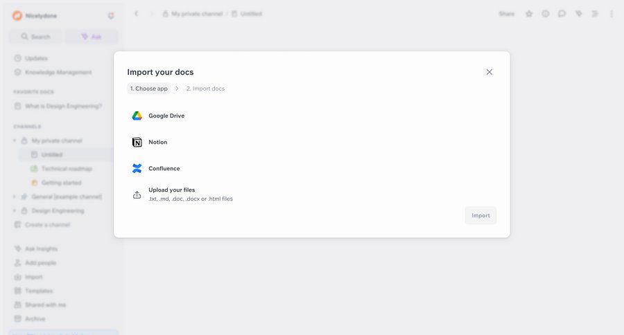 Slite
			 form file management ui page example