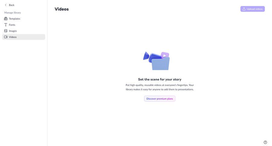 Pitch
			 content management sidebar navigation video management empty state message empty state illustration video editor call to action sidebar blank state void blank non-ideal state empty page prompt interactive map ui page example