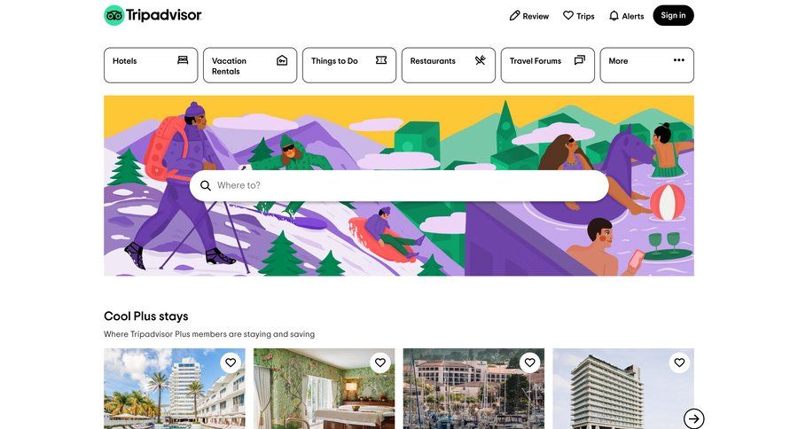 Tripadvisor
			  ux ui design