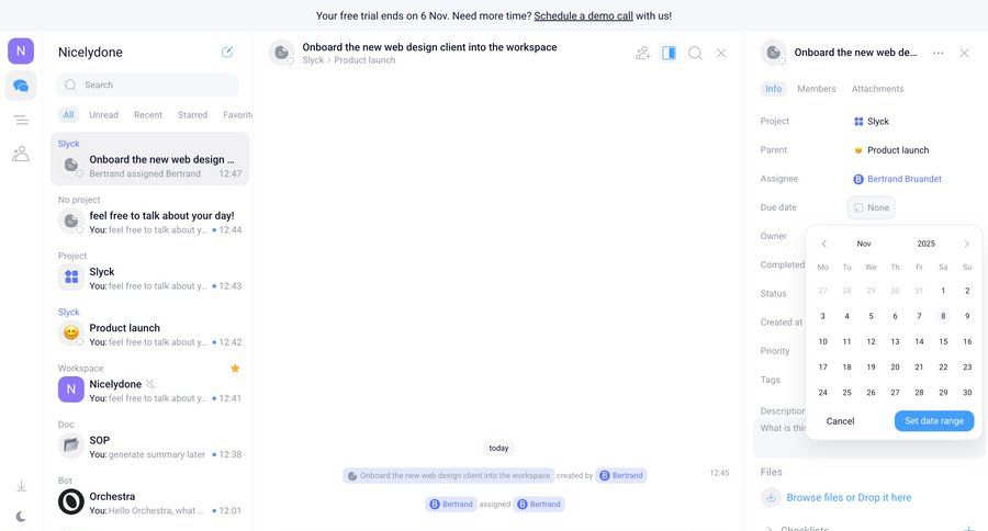 Orchestra
				list ui page example