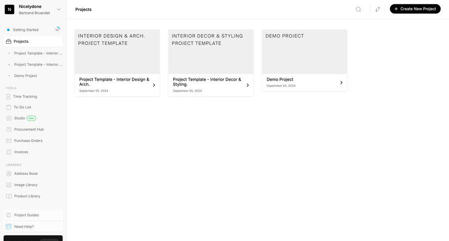 Programa
			 task management dashboard sidebar navigation project management account management project setup workflow management project organization project creation sidebar user profile menu progress bar cards ui project dashboard ui page example
