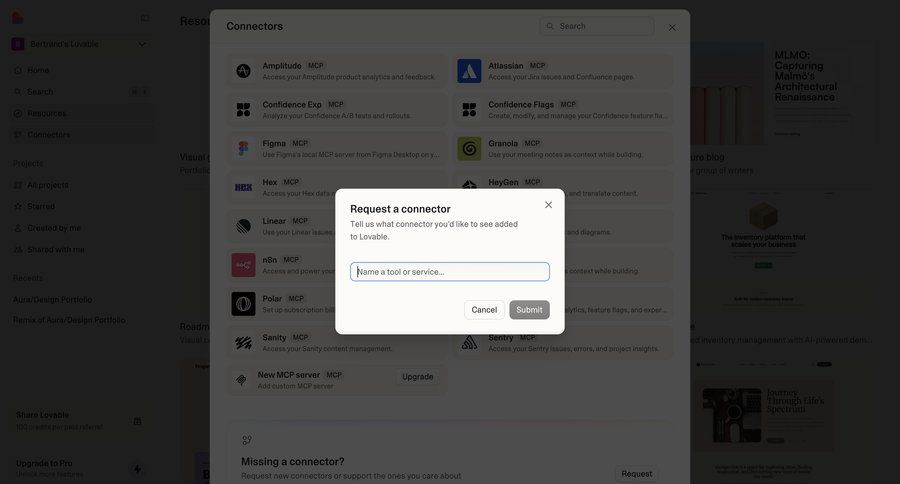 Lovable
				modal & popover ui page example