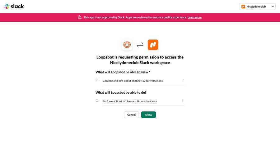 Loops
				settings ui page example