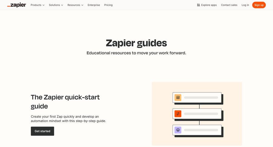 Zapier
				collection ui page example