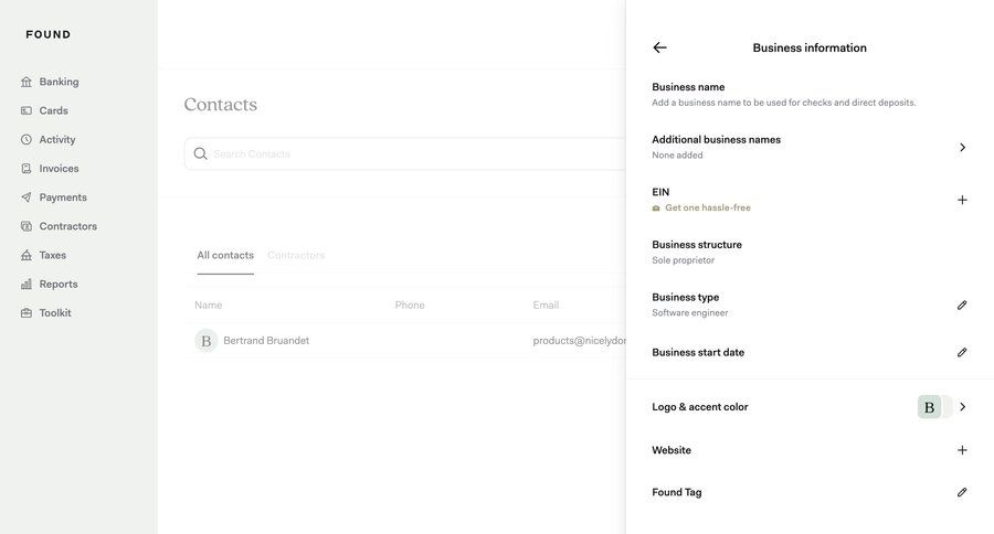 Found
			 configuration settings dashboard finance split view data display data entry sidebar detail view table ui page example