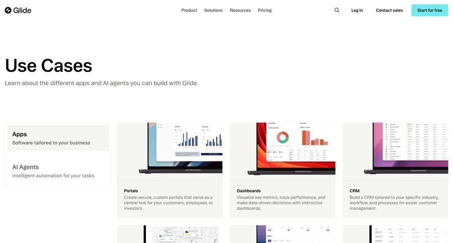 Glide
				collection ui page example