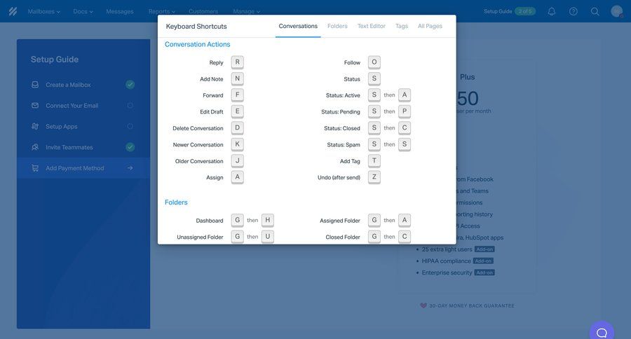 Help Scout
			keyboard shortcuts settings onboarding payment history communication keyboard shortcuts shortcuts hotkeys quick actions quick keys ui page example