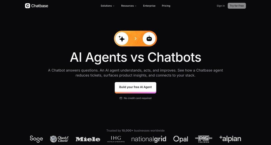 Chatbase
				product tour ui page example
