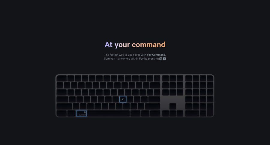 Fey
			onboarding keyboard shortcuts grid onboarding keyboard shortcuts shortcuts hotkeys quick actions quick keys command k ui page example