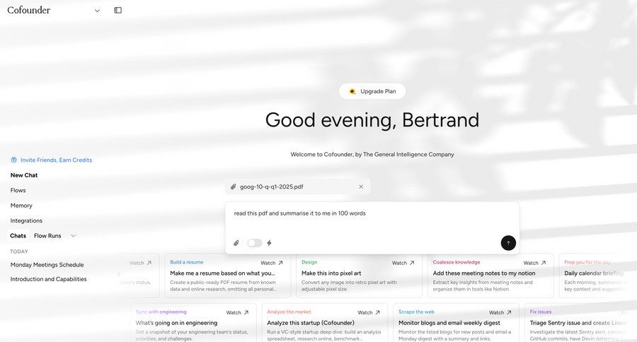 Cofounder
			 template library ui page example