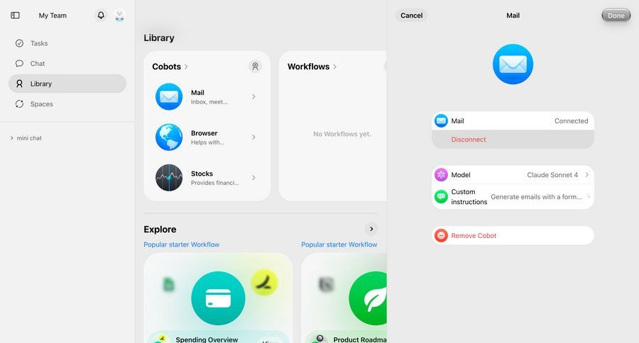 Cobot
			settings edit integration settings collaboration configuration settings team collaboration sidebar navigation ui page example