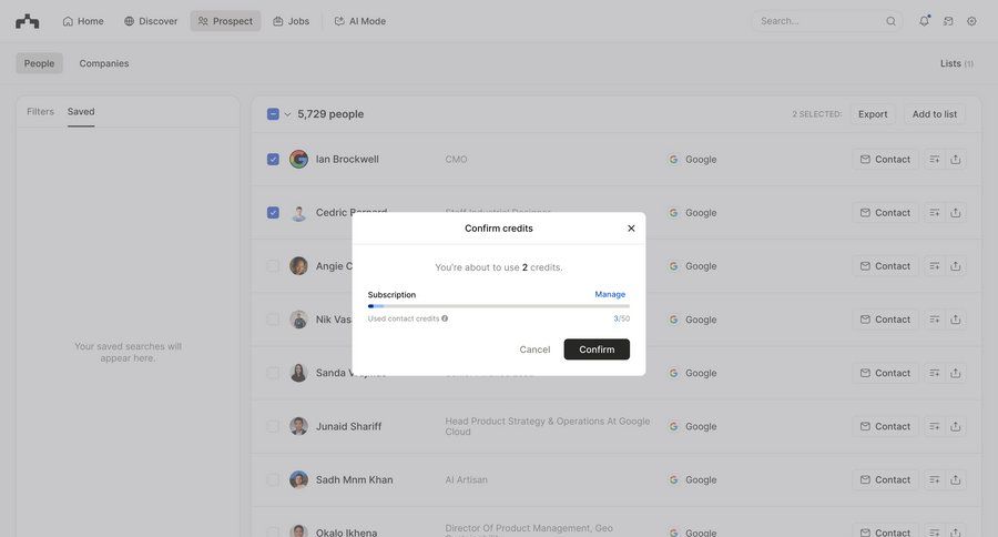 The org
			list modal & popover table actions grid confirmation progress indicator subscription management cancel action credits progress bar search results ui page example