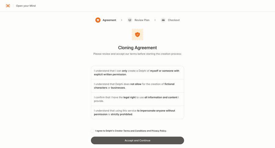 Delphi
				onboarding page example