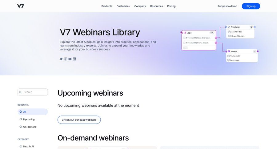 V7
			webinars advanced search check out trial checkout ui page example