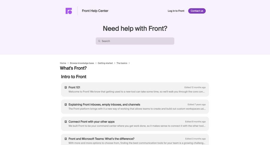 Front
			 command k ui page example