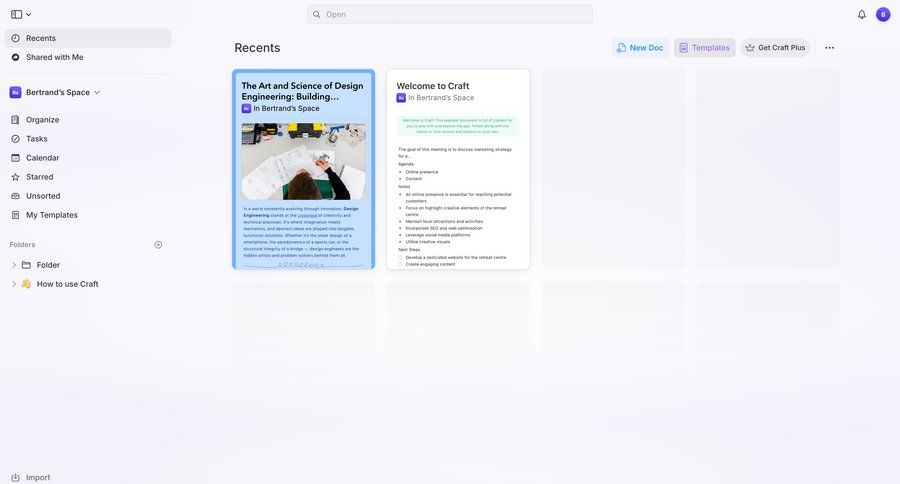 Craft
				create ui page example