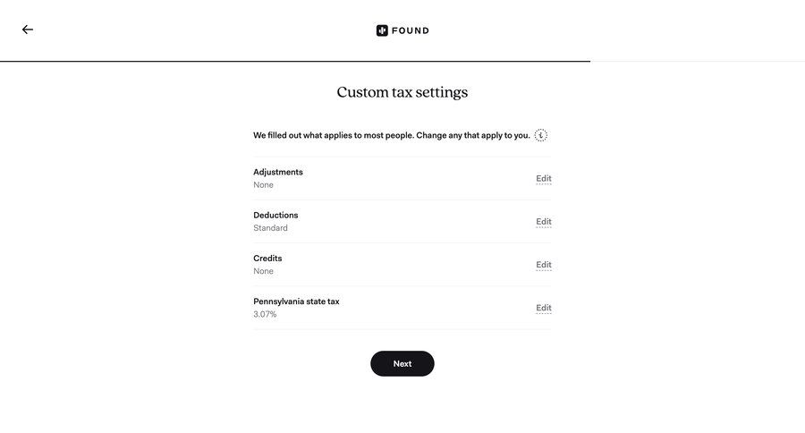Found
				settings ui page example