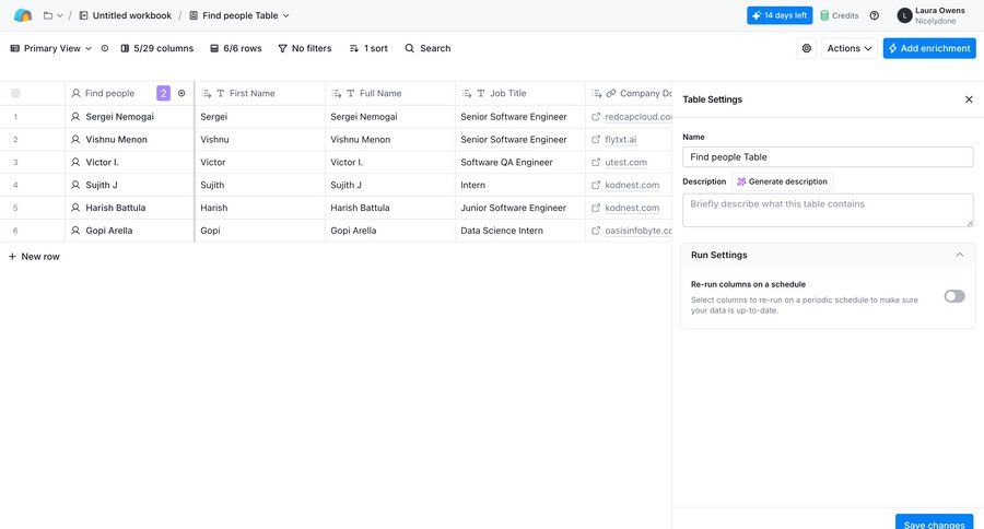 Clay
			 data management configuration settings save changes table ui page example