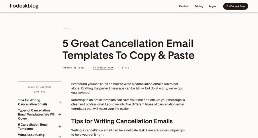Flodesk
			 free templates alternatives not found page not found email confirmation signup confirmation ui page example