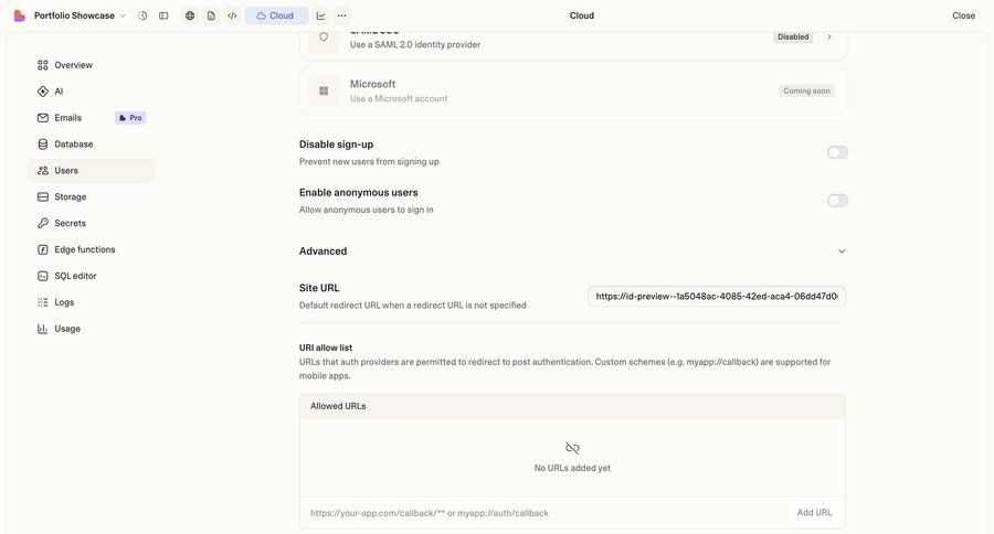 Lovable
			 user management access control ui page example