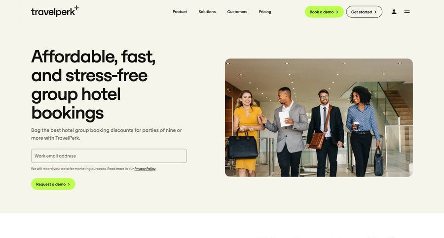Travelperk
				form ui page example