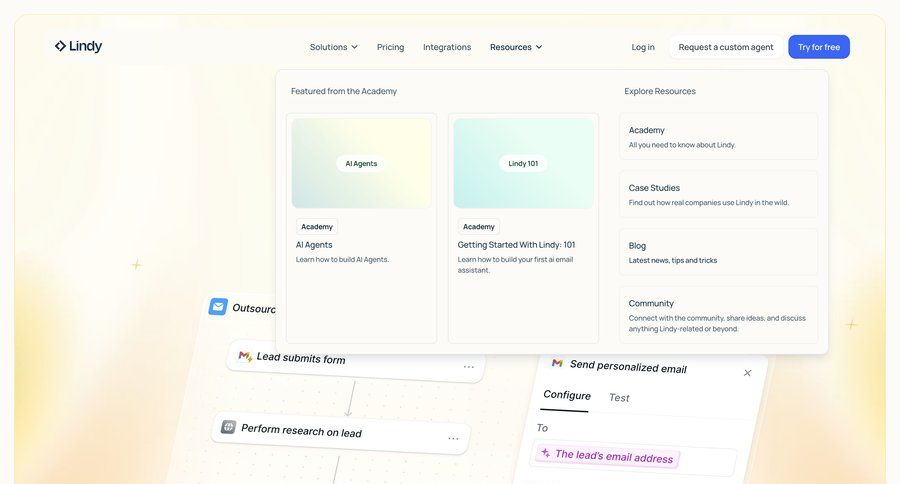 Lindy
				dropdown & other states ui page example