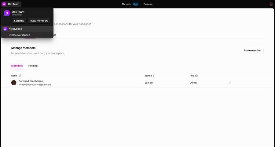 Hypermode
			dropdown & other states collaboration team collaboration user management grid account setup list management user access control minimalist design menu table ui page example