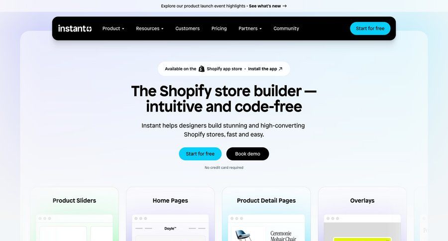 Instant
			       ux ui design