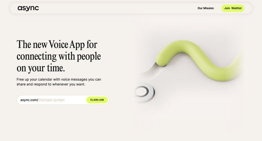 Async
			 homepage home page voice ui page example