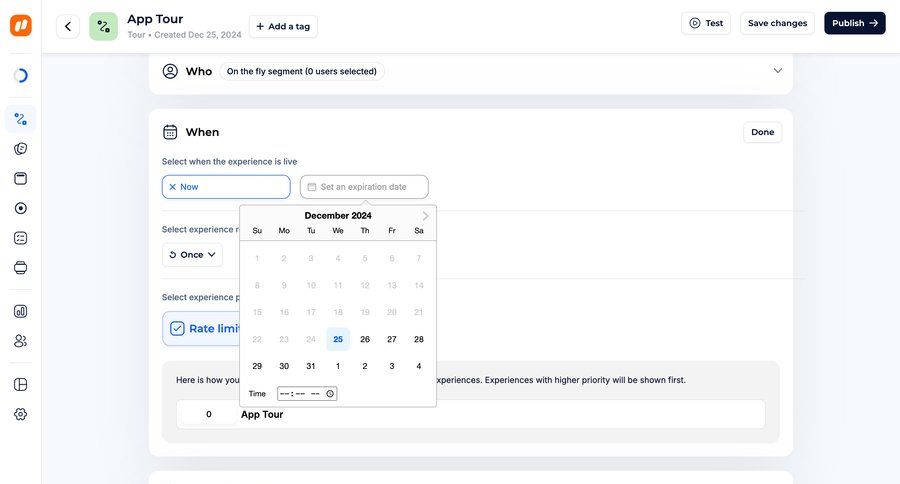 Jimo
			 configuration form date picker time picker ui page example