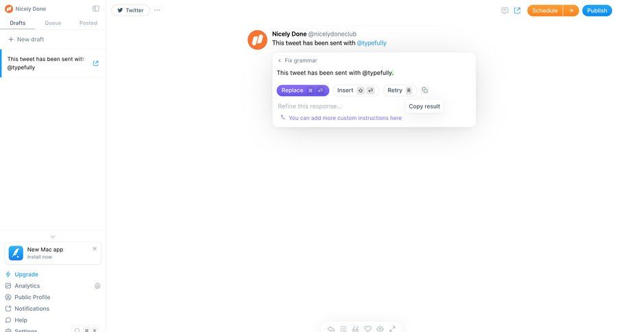Typefully
			        ux ui design
