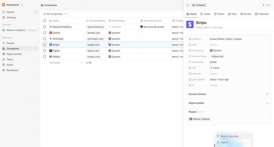 Twenty
			 data management account management delete export data display sidebar menu table ui page example