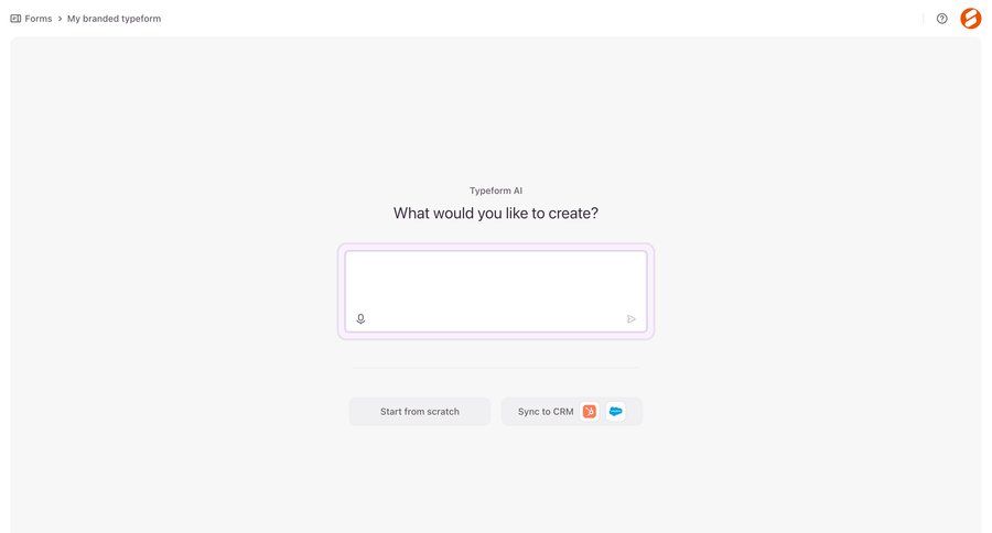 Typeform
				empty state ui page example