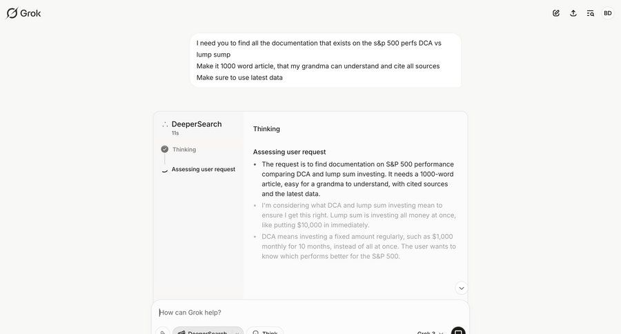 Grok
			 finance conversational ui natural language processing call intelligence message chat chat interface chatbot conversational ui page example