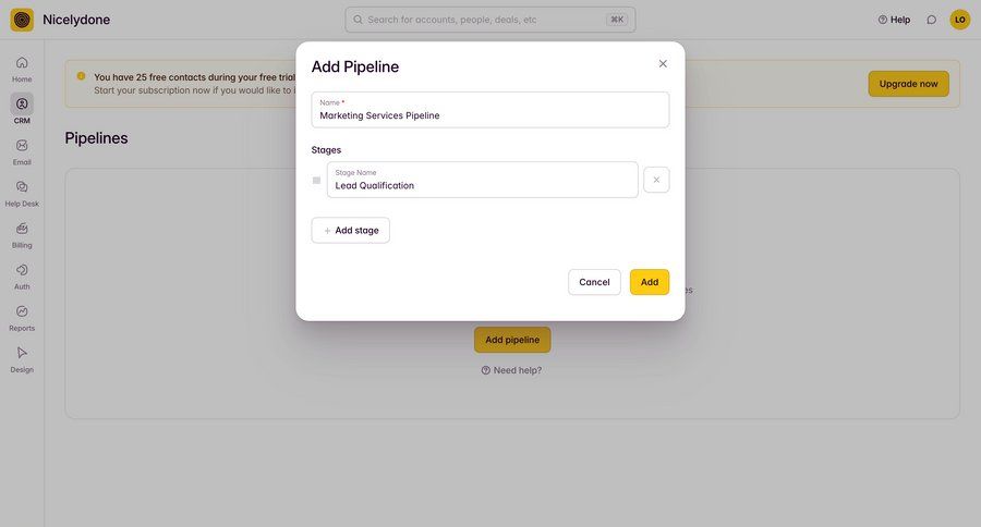 Outseta
			 configuration project management workflow onboarding form data entry ui page example