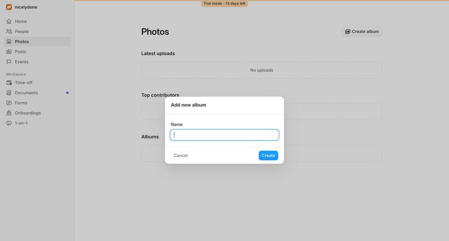 Aboard
			 trial banner photo gallery ui page example