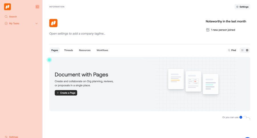 Qatalog
			 task management collaboration settings team collaboration dashboard project management onboarding document management document creation call to action sidebar menu modern ui page example