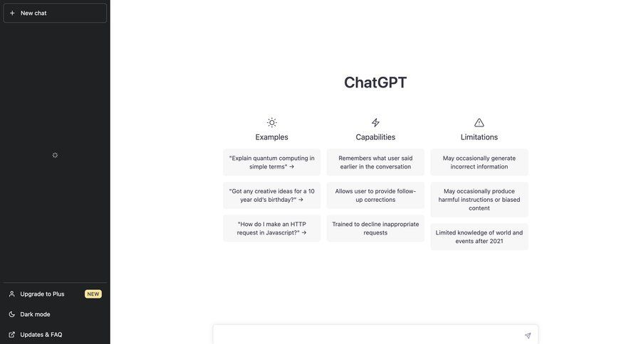 OpenAI
			 sidebar navigation artificial intelligence onboarding dark theme natural language processing sidebar chat chat interface ui page example