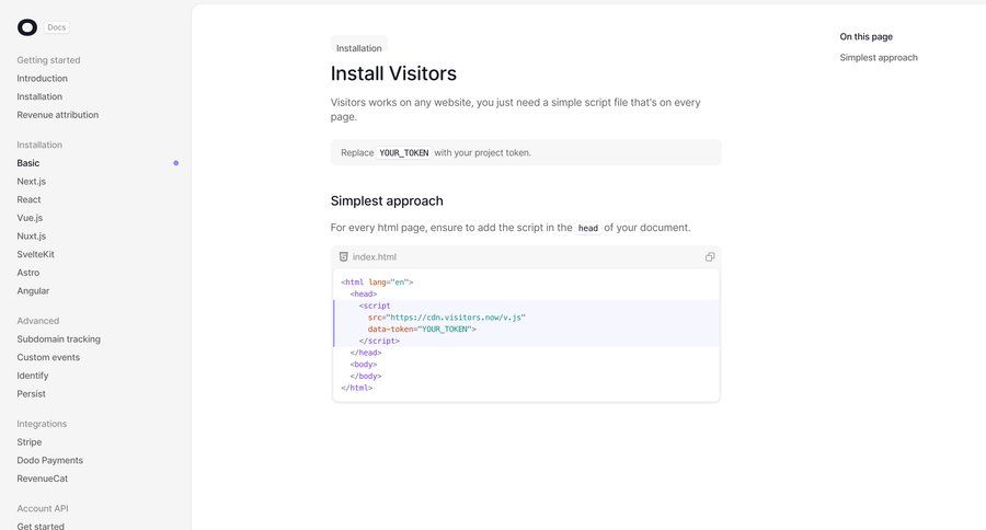 Visitors
			developers section guide documentation code snippet ui page example
