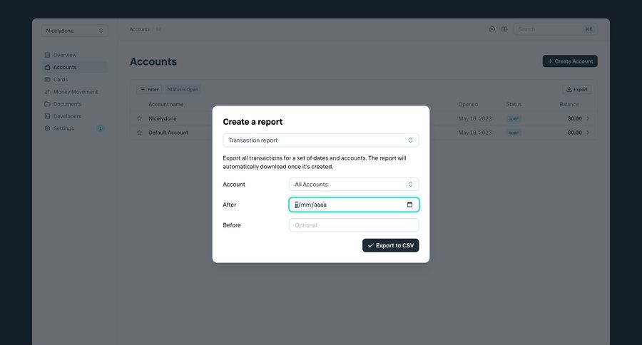 Increase
			 data management sidebar navigation account management form data export finance exporting data data analysis financial reporting modal finance dropdown filters sidebar date picker table ui page example
