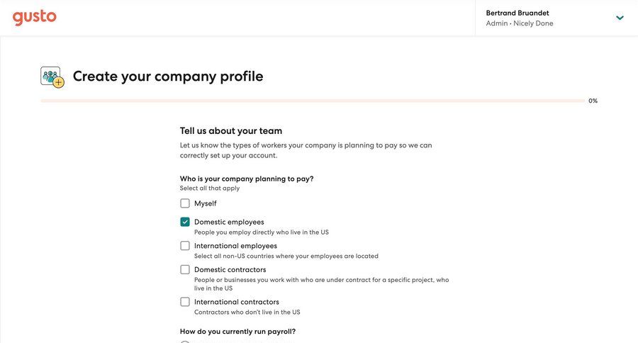 Gusto
			      ux ui design