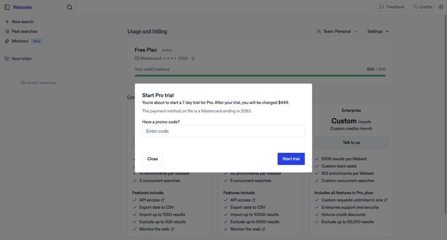 Exa
			 subscription management saas pricing pricing plans ui page example