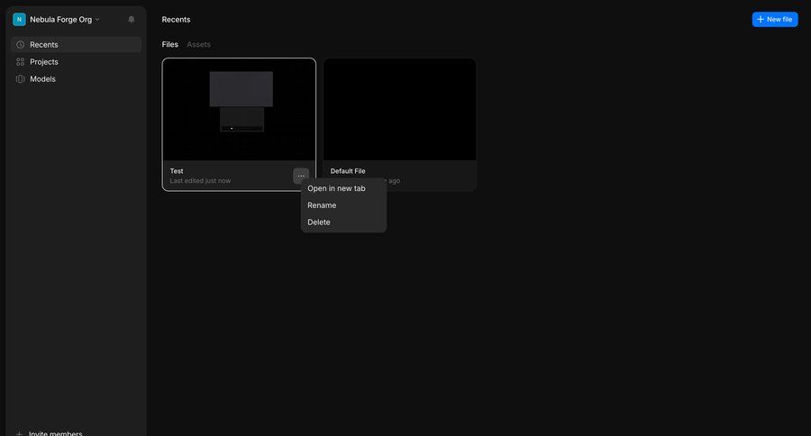 Morphic
				home ui page example