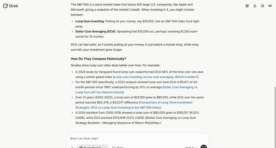 Grok
			 finance call intelligence new editorial blog post news article article feature article conversational ui page example
