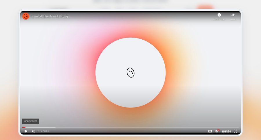 Mymind
			player modal & popover tutorial mobile ui page example